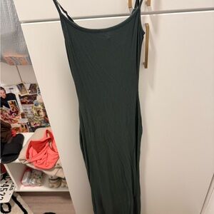 SKIMS Green Maxi Dress